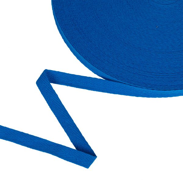 Тесьма (лента) киперная (100% х/б) 10 мм / 50 метров, синий/blue, Gamma TCT-10