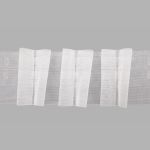 Лента (тесьма) шторная: сборка бантовая (1:2.5) 100 мм / 100 метров