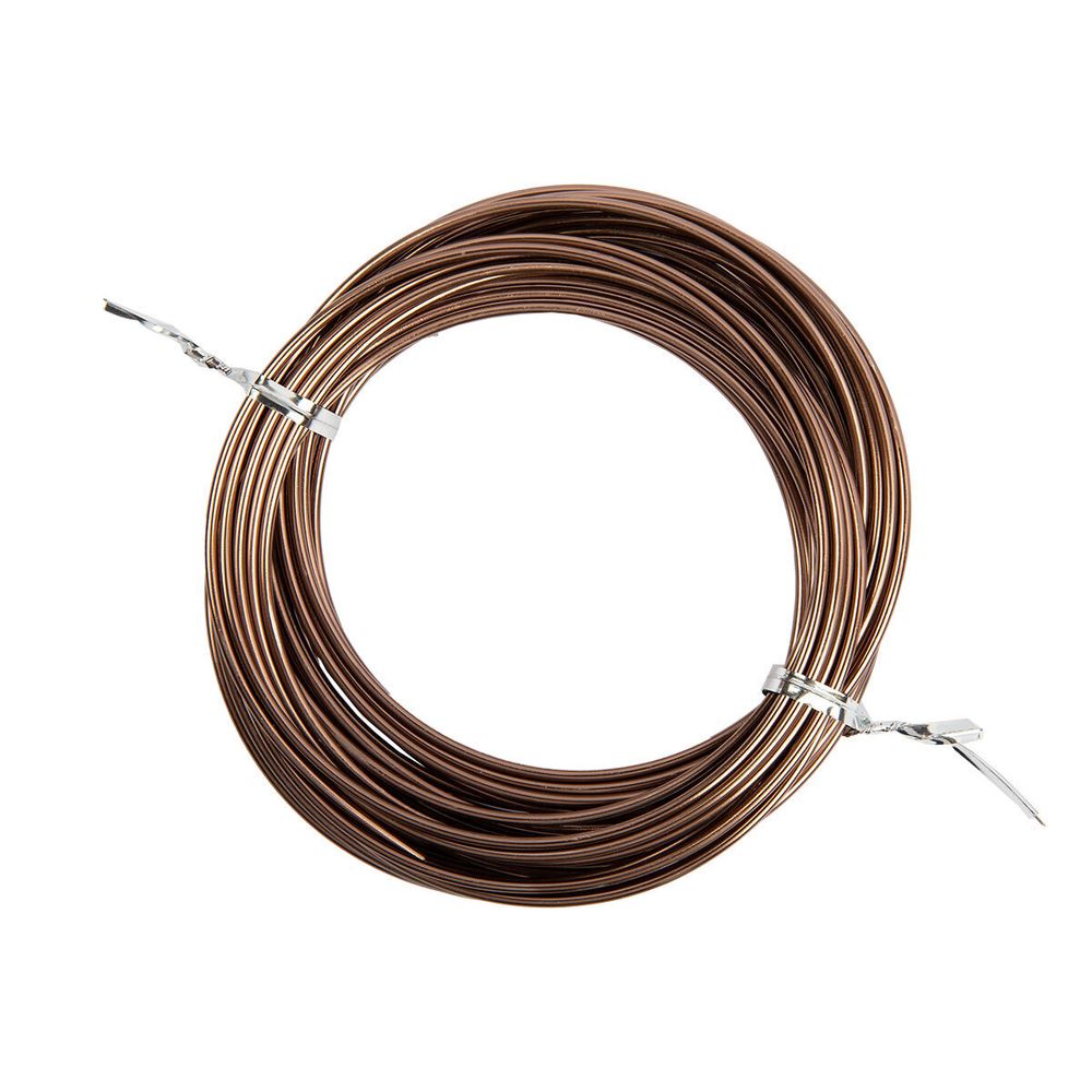 Проволока для плетения ⌀2 мм,±0.5 м, 15 т.коричневый, Промысел MM-004