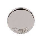 Кнопка Альфа (S-образная) ⌀20.0 мм, 36 шт, металл, нерж., 04 никель, MIKRON JK 001