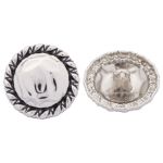 Пуговицы на ножке 36L=23 мм, металл, Silver (серебристый), 10 шт, MP01