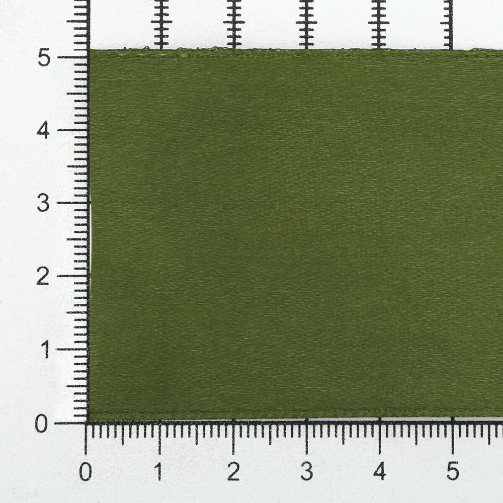 Лента атласная 1-сторонняя 50.0 мм / 22.86±1 метров, 108 хаки, Globus
