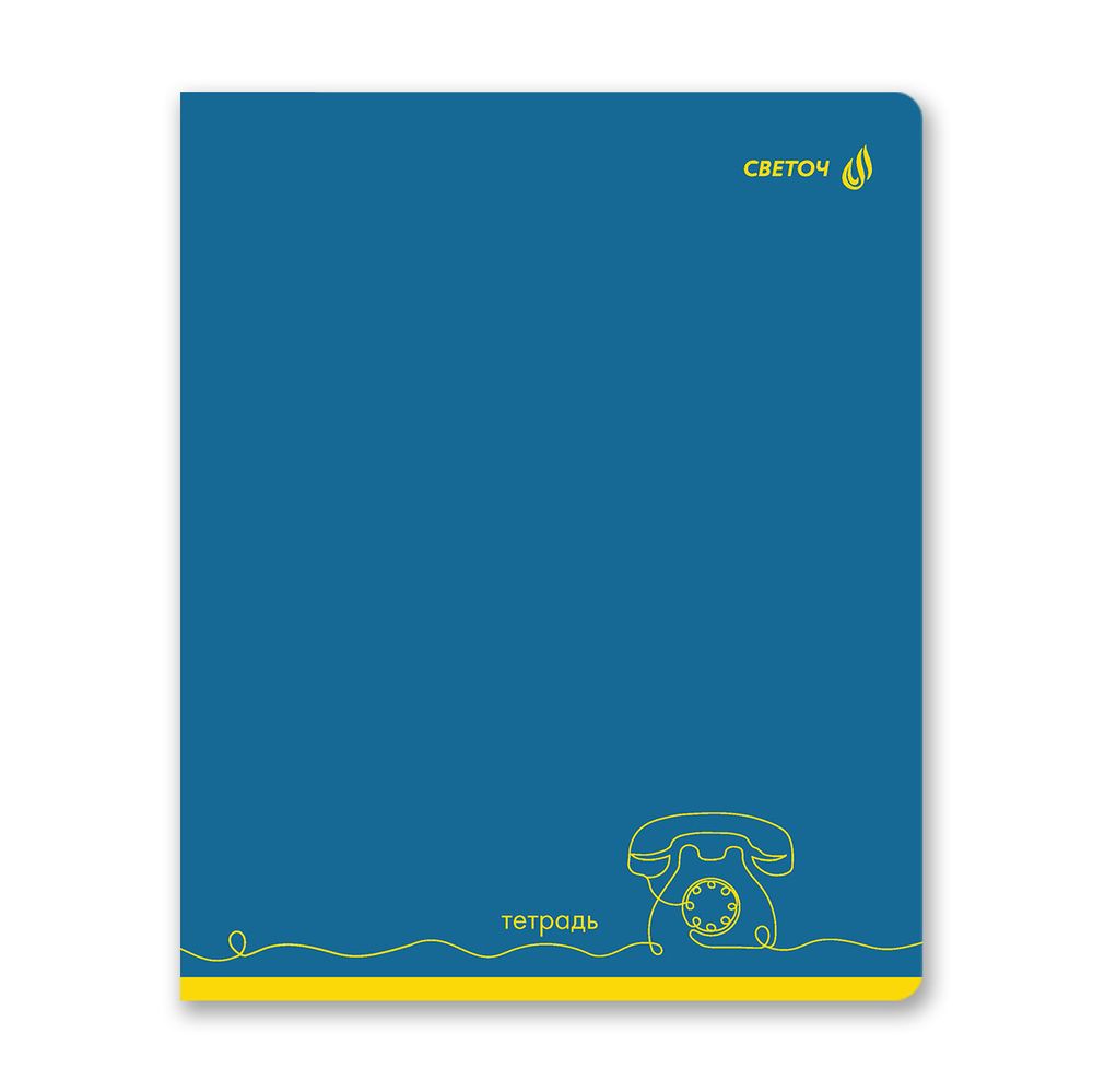 Тетрадь ученическая общая, матовая ламинация, A5+ 96 л. на скобе 65 г/м², белизна 100 %, 5 шт, клетка, 01006 Равновесие, Светоч 96Т16