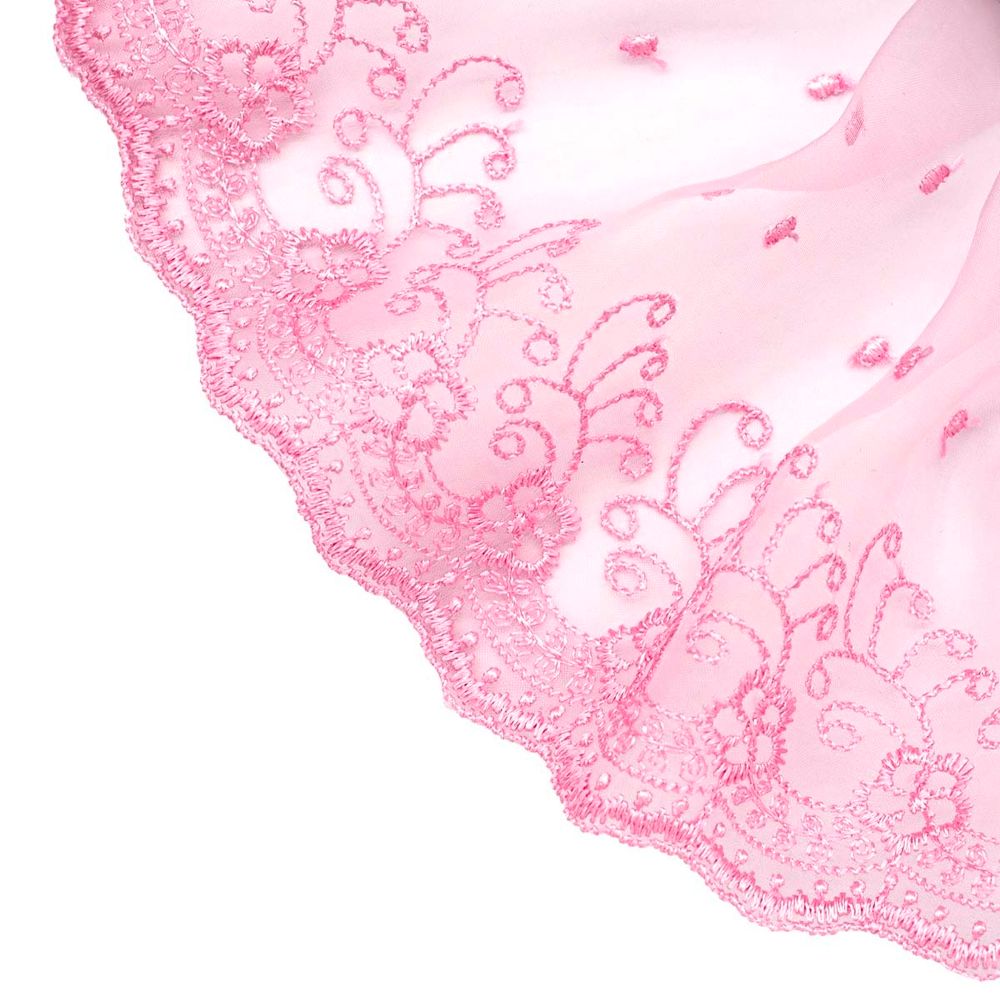 Кружево капроновое широкое 127 мм / 13.71 м, 0574-5002, цв.А549 розовый