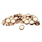 Пуговицы на ножке 20L (12,5мм), металл (DAG золото черненое), ME_678, 36 шт