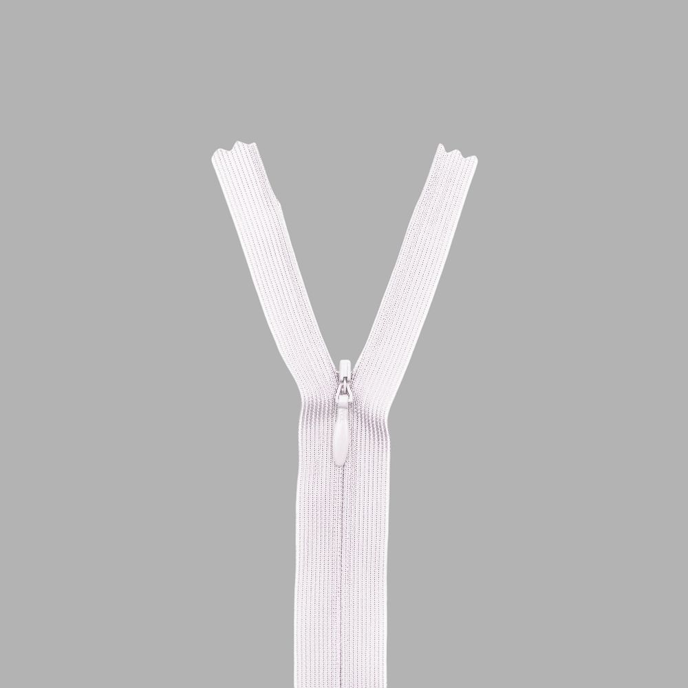 Молния потайная (скрытая) Т3 (3 мм) 1 зам., н/раз., 20 см, розовый, 31228 / 20, 10 шт