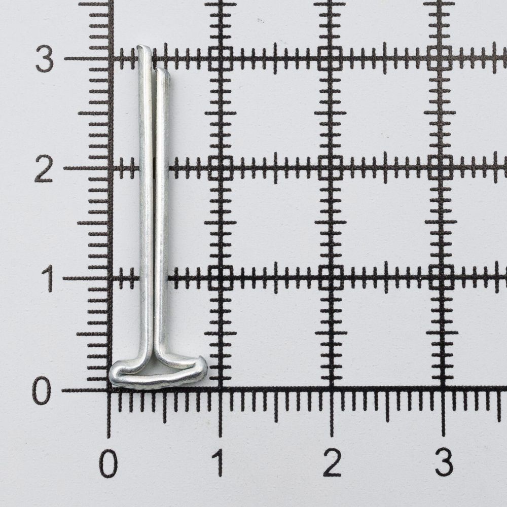 Т-шплинт 2,5х25мм, цинк, (уп.10 шт)