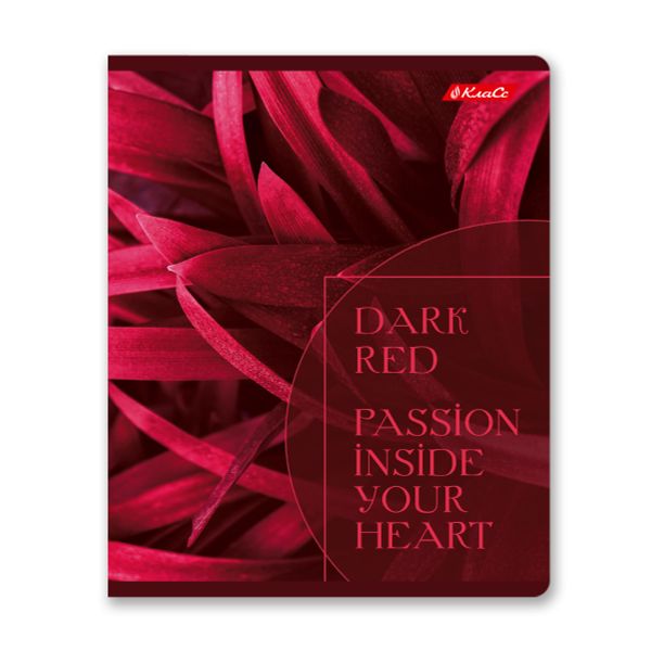 Тетрадь ученическая общая, софт-тач ламинация, A5+ 96 л. на скобе 60 г/м², белизна 100%, 5 шт, клетка в термоусадочной пленке, 000768 Дикая вишня, Светоч 96ТЕТк-006