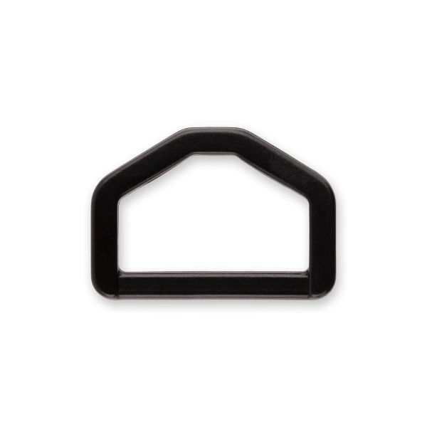 Полукольцо пластик 25 мм, 100 шт, черный, Gamma DRB001