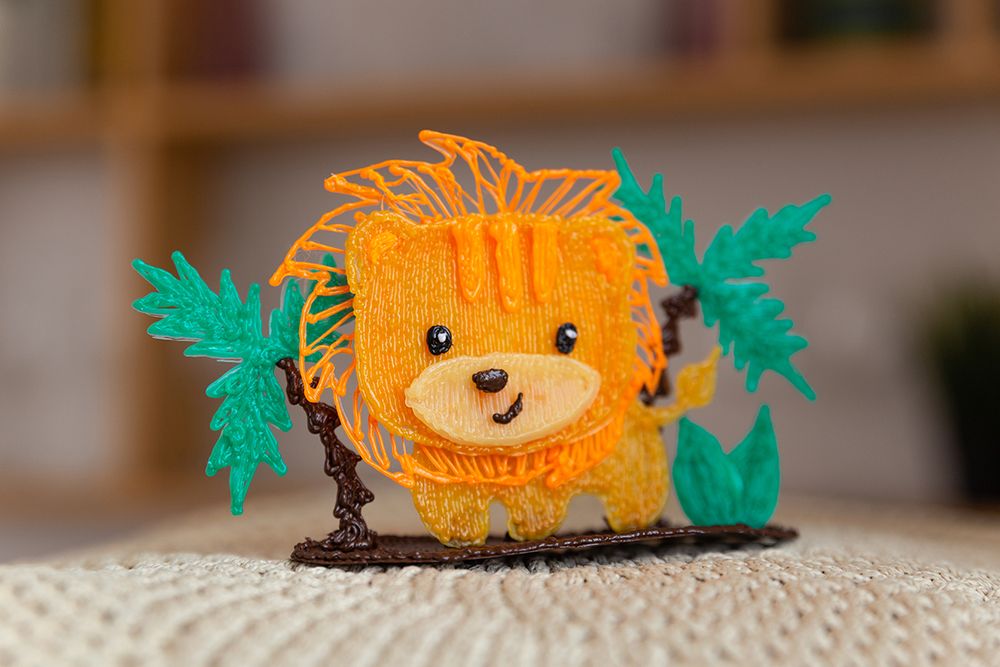 Набор PLA пластика для 3D ручки, 7 шт, Робокрафтика, Поделкин RBC-PLA-01