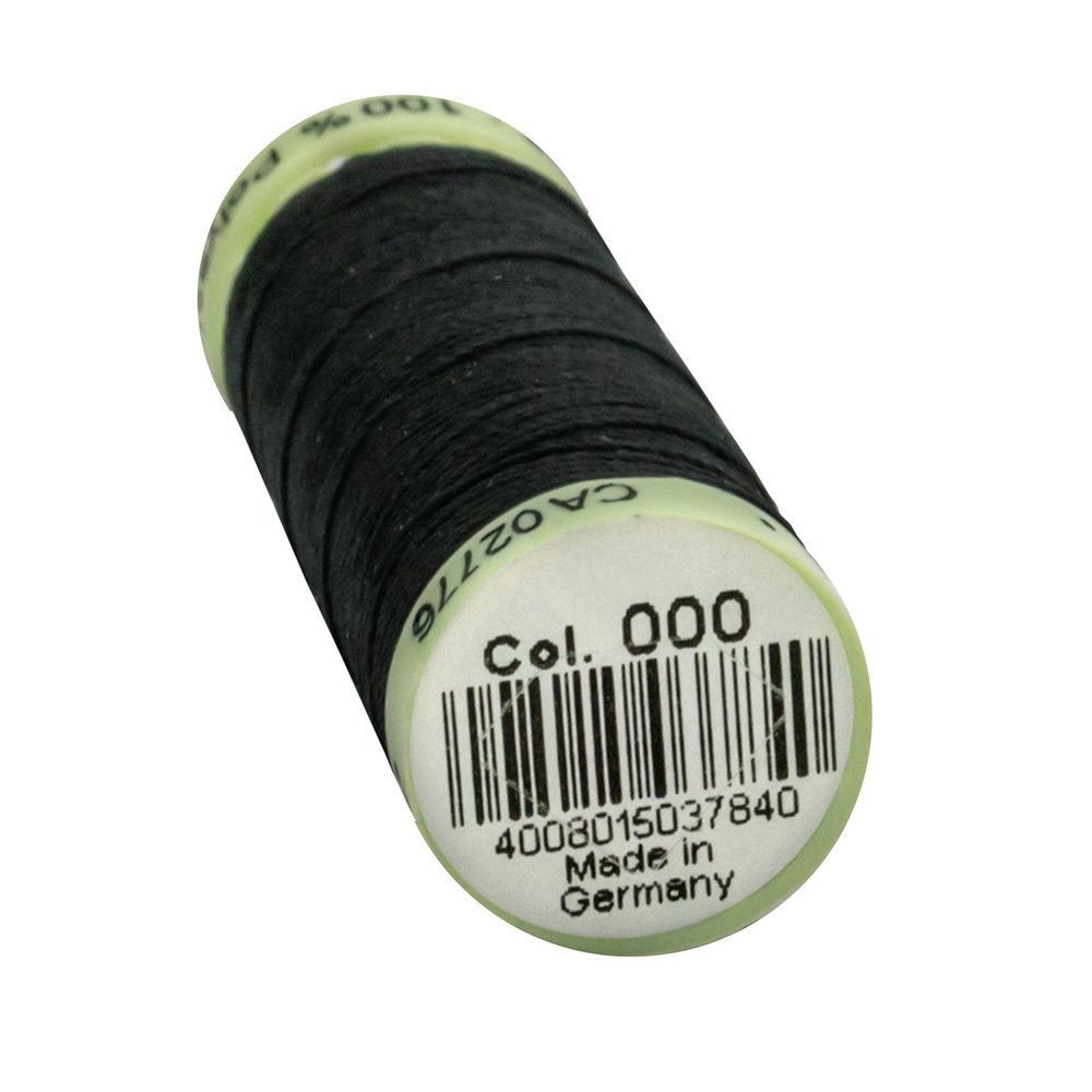 Нитки отделочные Gutermann Top Stitch, 30м, _000 черный, 5 катушек