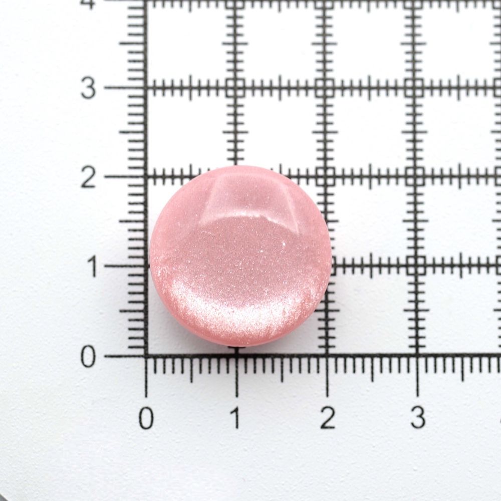 Пуговица на ножке 32L=20мм, пластик, CR P-45, col.16 розовый, 72 шт