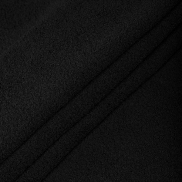 Флис 2-сторонний 190 г/м², 150 см / 10 метров, N-TBY-0059-322, цв.F322 черный