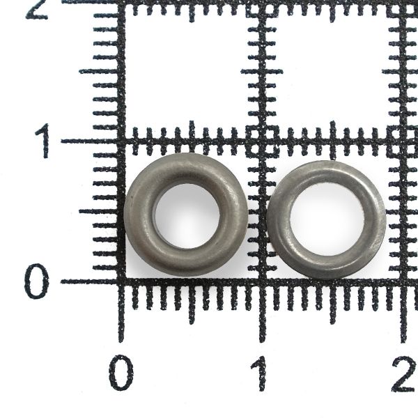 Люверсы металл ⌀_4.0 мм (внутр.), серебро, 100 шт, S090806, BIG