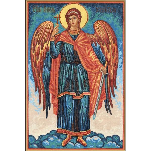 Набор для вышивания нитками РС Студия, Ангел-Хранитель 30х45 см