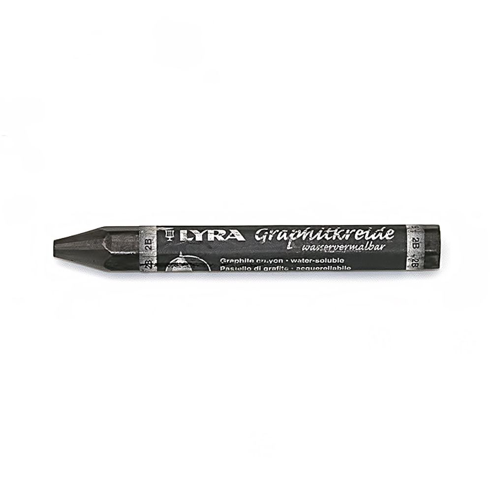 Мелок графитный Graphite акварельный заточенный 12 шт, 2B L5630102, Lyra L5630102