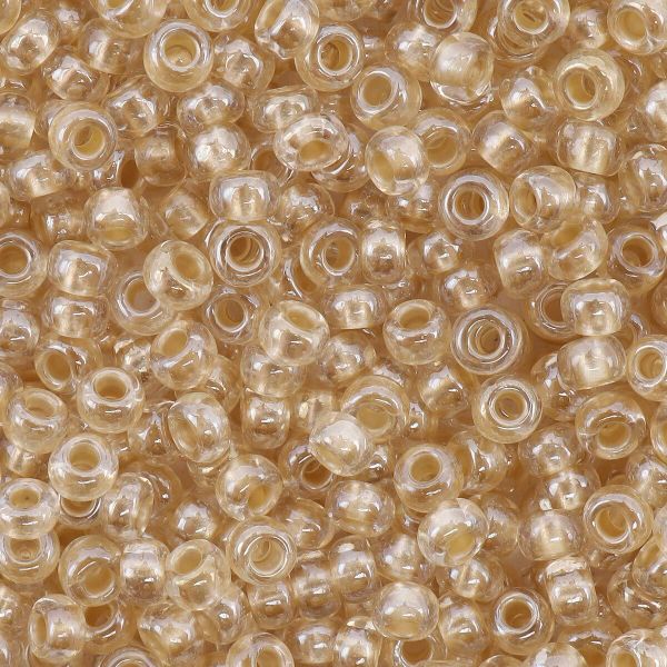 Бисер Preciosa прозрачный с перламутр. цвет.центром, круг.отв., 100 г (5х20 г), (382PC)331-19001/10/0