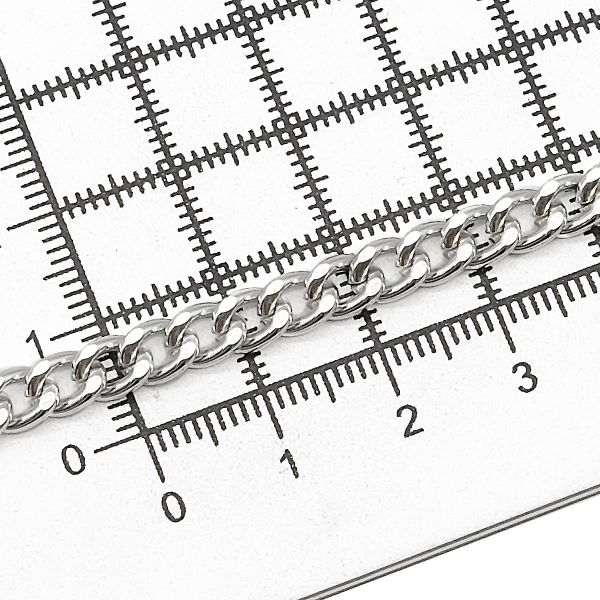 Цепь алюминиевая 6,6х5,2х10м (никель), К1705