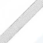 Лента металлизированная 20.0 мм / 22.85±1 метра, цв. серебро, Magic4Hobby
