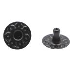 Кнопка Альфа (S-образная) ⌀10.0 мм, ≈144 шт, СТАЛЬ, оксид, NEW STAR