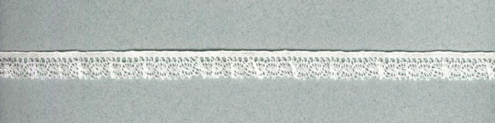 Кружево стрейч (эластичное) Iemesa 10.0 мм, цв.белый, 30 м