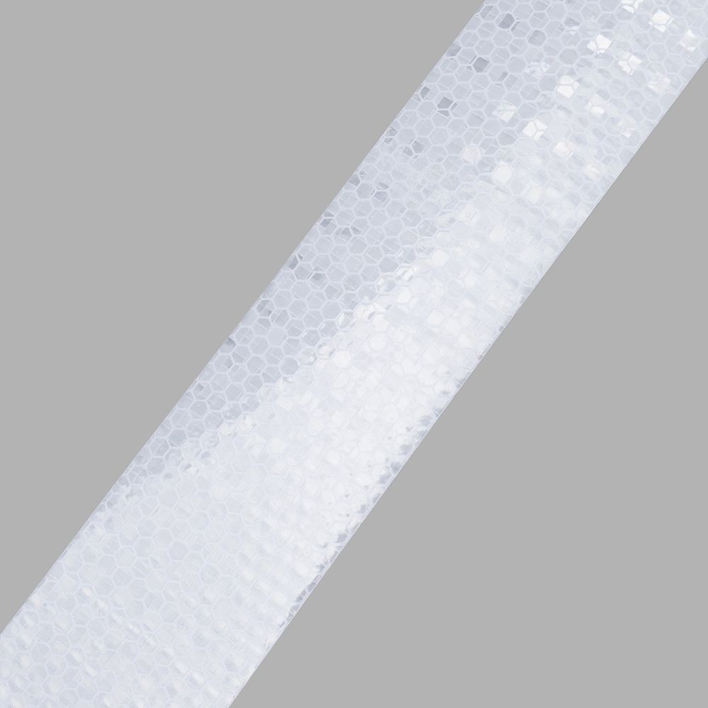 Лента светоотражающая самоклеящаяся 50.0 мм / 3 метра, белый металлик, 6830-0034