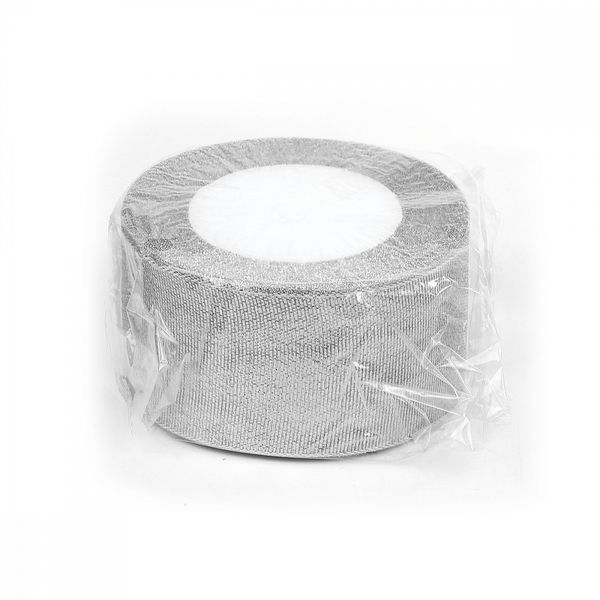 Лента металлизированная 50.0 мм / 22.85±1 метра, цв. серебро, Magic4Hobby