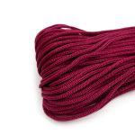 Шнур полипропилен круглый вязаный ⌀5.0 мм / 100 метров, 5-24 бордовый светлый