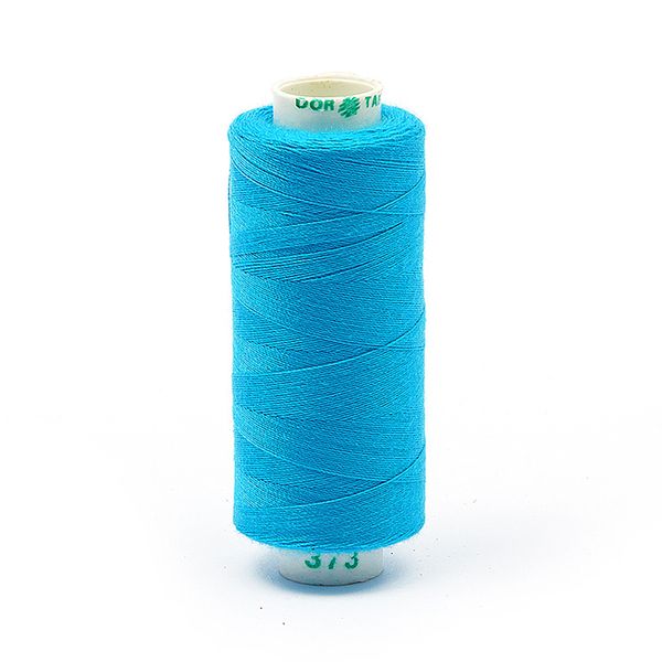 Нитки швейные бытовые Dor Tak 40/2, 366 м / 10 кат., 373 бирюзовый