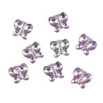 Украшения кабошоны Бабочки, 8 шт, розовый, Dress it up