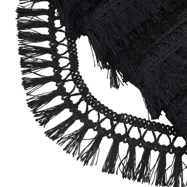 Бахрома отделочная 50.0 мм / 25 метров, 580 черный, 0390-0040, T-04