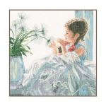 Набор для вышивания нитками Lanarte, Гадание 36х38см