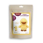 Набор для вязания игрушки Miadolla AMG-MN-0142, Уточка (велюр), 10 см