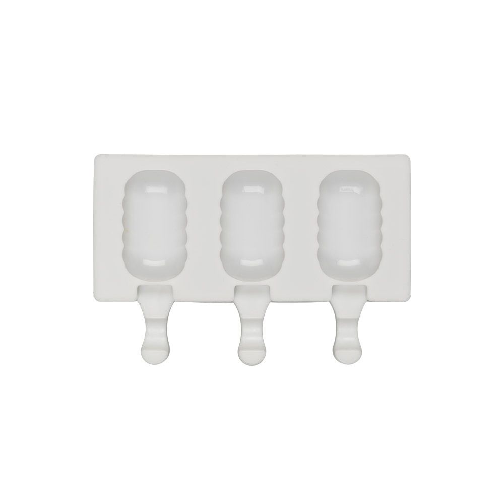 Форма силиконовая для мороженого 19.4х13х2.4 см, волны -3 ячейки, S-Chief SPC-0402