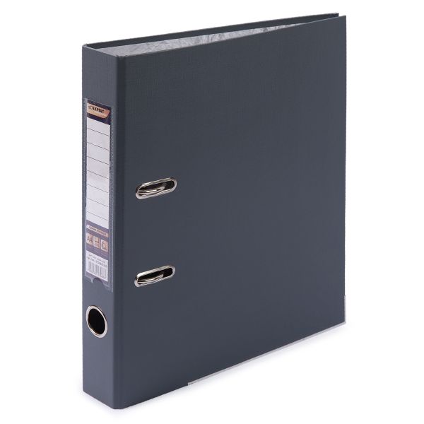 Регистратор PVC, мет.уг. 50 мм, 10 шт, Premier A4 арочный механизм, серый EC10221155, Expert Complete