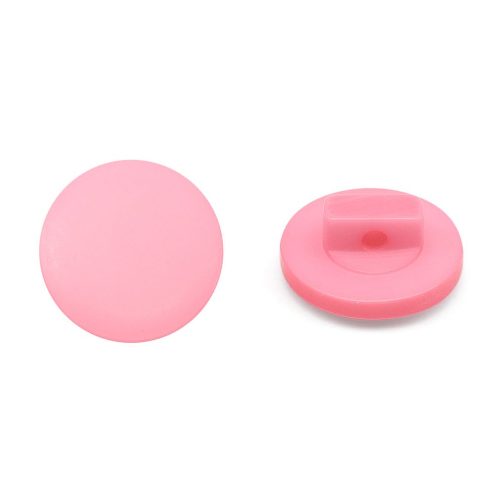 Пуговицы на ножке 18L (11мм), пластик (Pink (розовый)), NE68, 72 шт
