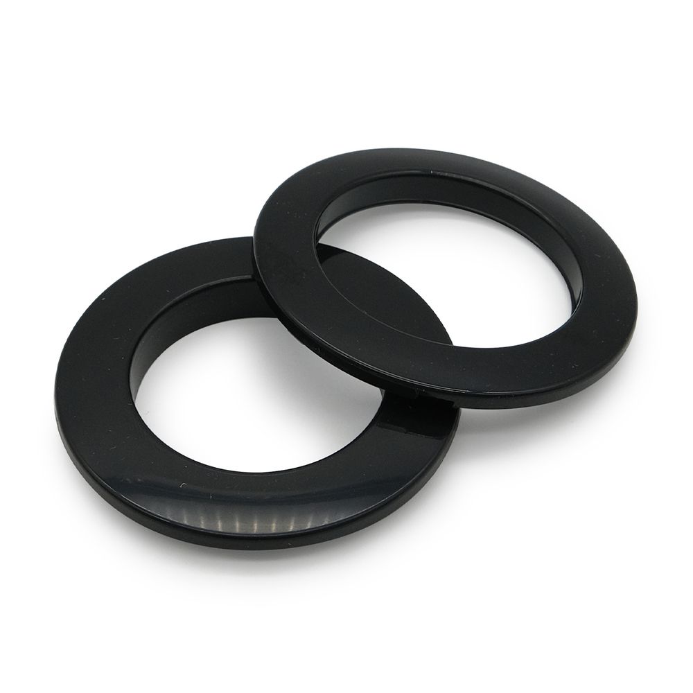 Люверсы шторные ⌀35 мм, с многоуровневым замком цвет № 24 черный, 10 шт