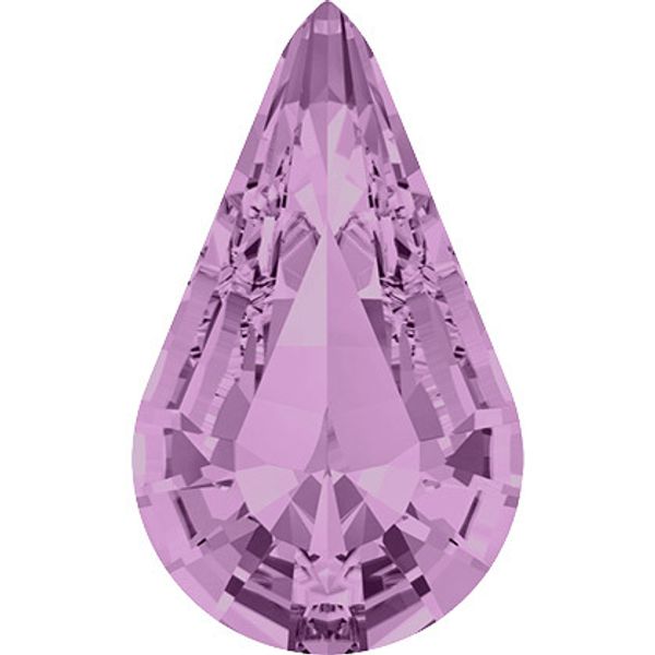 Стразы стекло 8х4.8 мм, 12 шт, св. сиреневый (lt. amethyst 20020), Preciosa 435-15-615