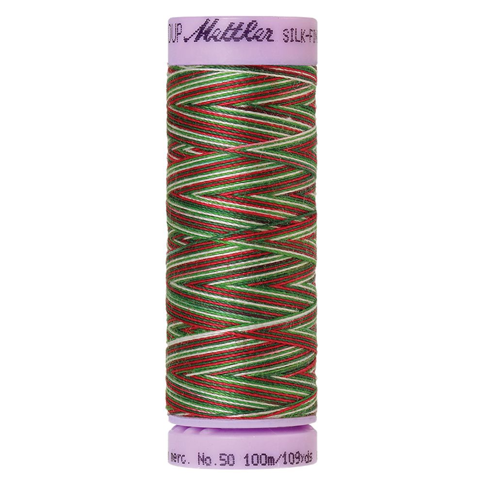 Нитки хлопковые отделочные Mettler Silk-Finish multi Cotton 50, 100 м, 9825, 5 катушек