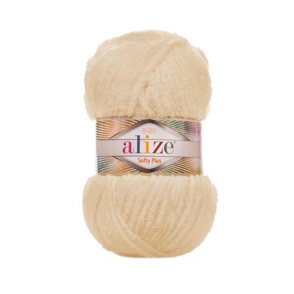 Пряжа Alize (Ализе) Softy Plus / уп.5 мот. по 100 г, 120м, 310 шампань