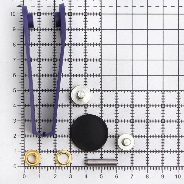 Люверсы металл ⌀_5.0 мм (внутр.), золотой, Prym, 40 шт