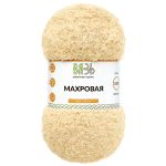Пряжа Вязь Махровая / уп.3 мот. по 100 г, 420 м, 808 бежевый