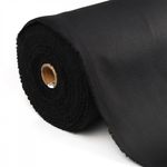 Дублерин эластичный 90 г/м², 150 см / 100 метров, 662B черный, IdealTex