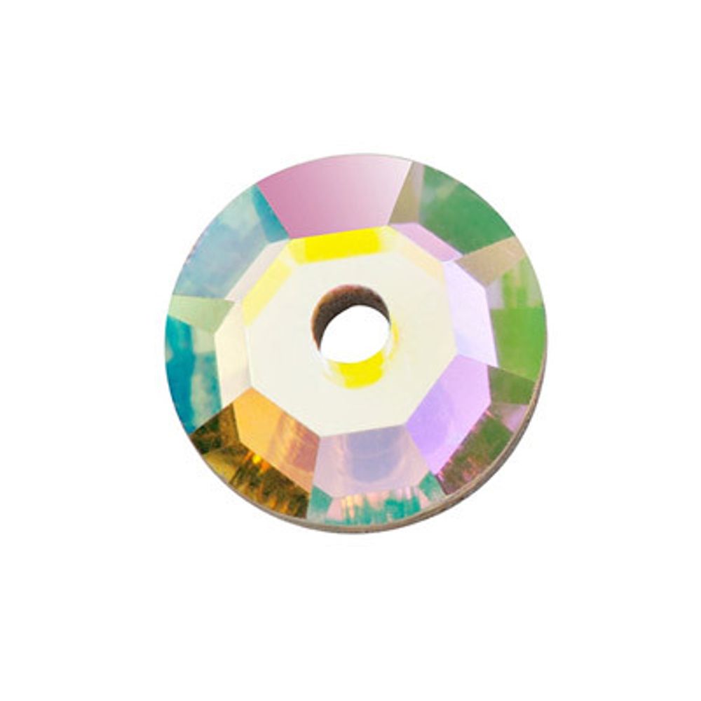 Стразы стекло 4 мм, 36 шт, перламутр (crystal AB), Zlatka ZSS-08