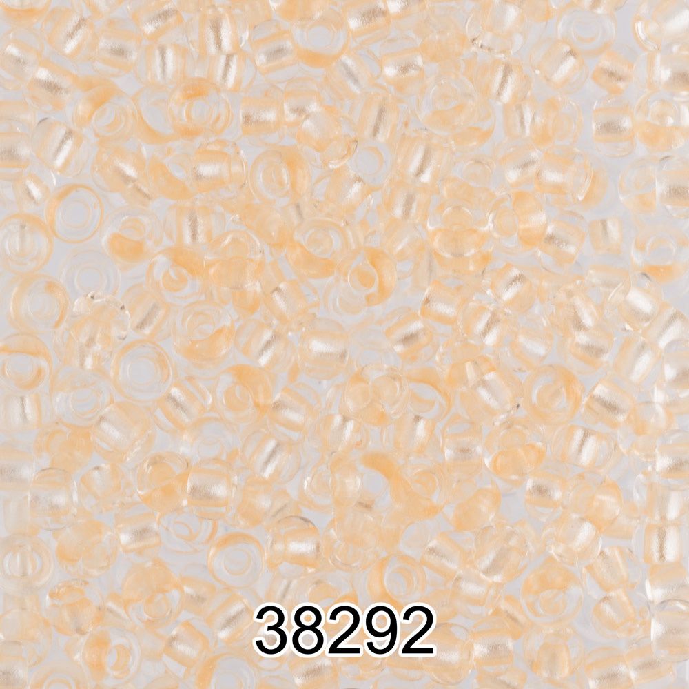 Бисер Preciosa 10/0 (2.3 мм), 500 г, 38292 (Ф366) св.оранжевый