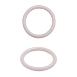 Кольца для бюстгальтера пластик ⌀15.0 мм, C154 св.серый, 100 шт