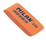 Ластик 236 скошенный 5.6х1.9х0.9 см, см, 36 шт, ассорти CPM236, Milan