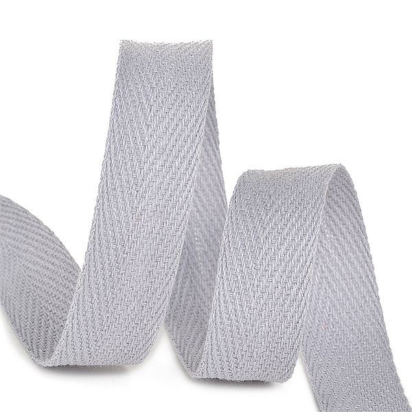 Тесьма (лента) киперная (100 х/б) 15 мм / 5 метров, 3.8 г/п.м., CT15361 цв.S361 серый