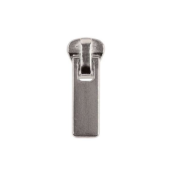 Слайдер (замок) для молнии трактор Т5 (5 мм), автомат, 10 шт, никель, Gamma ZAM 5T009