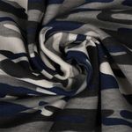 Кулирка с лайкрой пенье 190 г/м², 180 см / 6 метров, КУЛ.190.КМФ.ХАКИ.СИН.6, хаки/синий